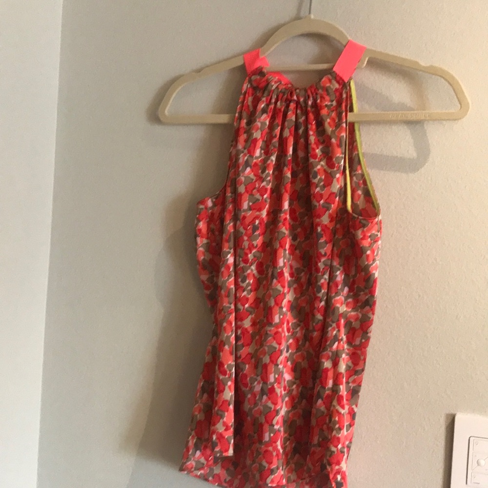 T Tahari Spring sleeveless blouse